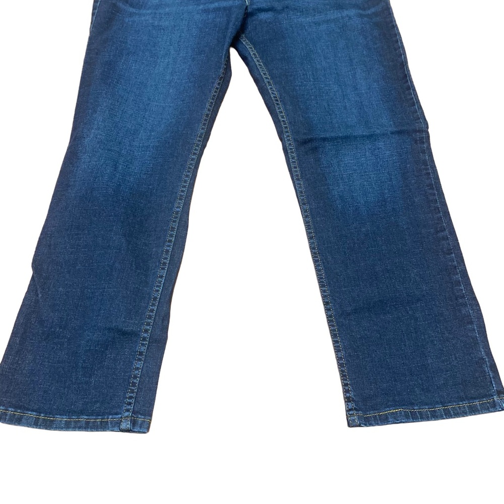 George Men’s Slim Dark Jeans 40x30 Straight Leg Dark Denim